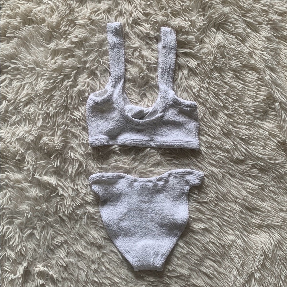 NWT Hunza g Juno bikini set in white one size - Picture 7 of 8